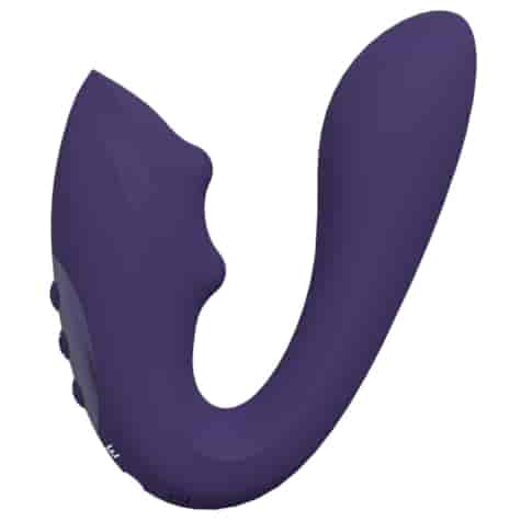 Yuki - Dual Motor G-Spot Vibrator with Massaging Beads - Purple