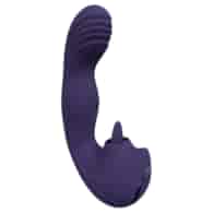 Yumi - Triple Motor G-Spot Finger Motion Vibrator and Flickering Tongue Stimulator - Purple
