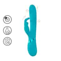 Mimi - G-Spot Vibrating and Tapping Rabbit - Blue