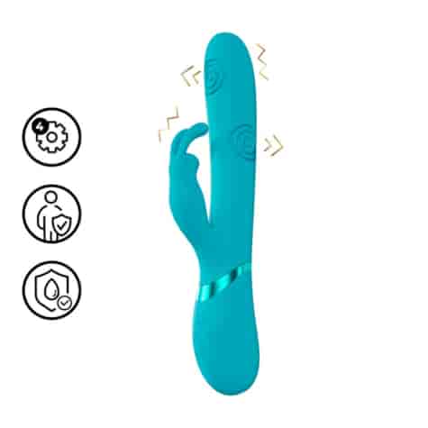 Mimi - G-Spot Vibrating and Tapping Rabbit - Blue