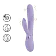 Fronda - G-Spot Vibrating and Tapping Leaf Clitoral Stimulator - Lavender