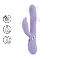 Pallina - G-Spot Vibrating and Tapping Beads Clitoral Stimulator - Lavender
