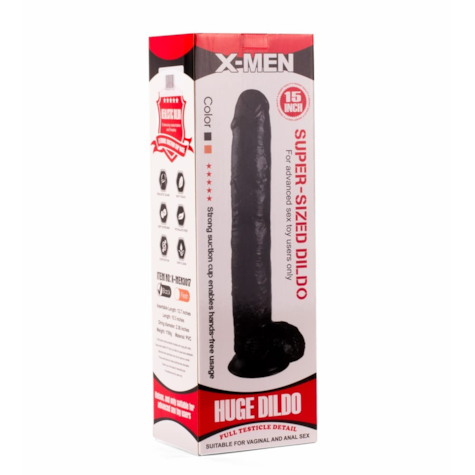 Dildo z przyssawką 40cm X-MEN