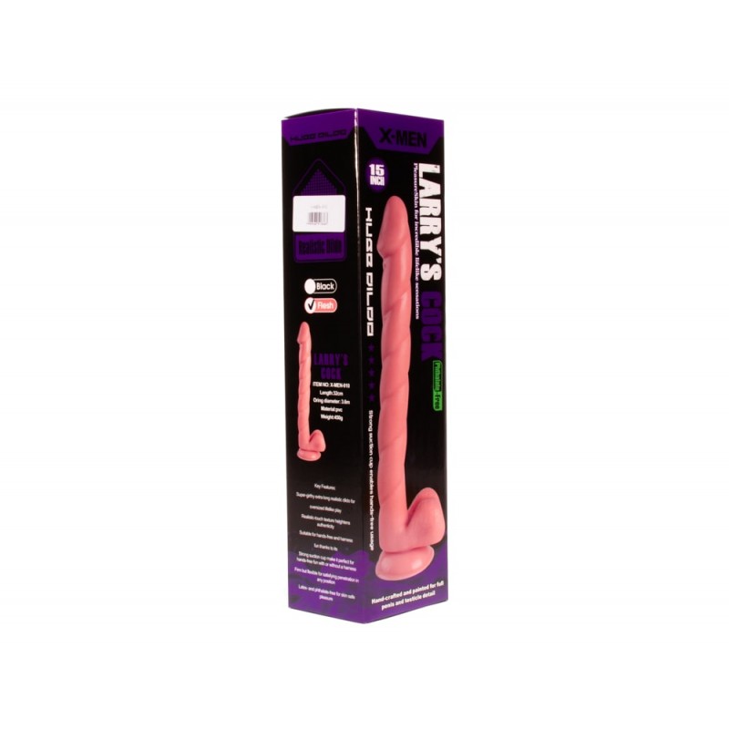Dildo z przyssawką Larry's Cock 38cm X-MEN — zdjęcie 6