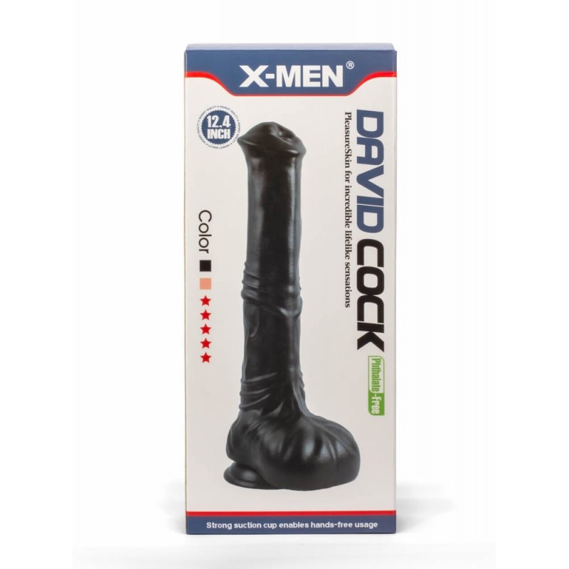 Dildo z przyssawk¹ David 31,5cm X-MEN