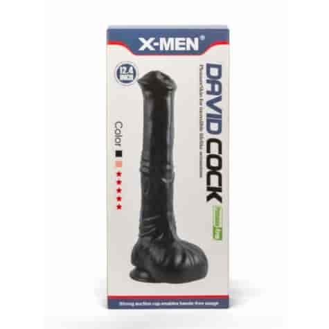 Dildo z przyssawką David 31,5cm X-MEN