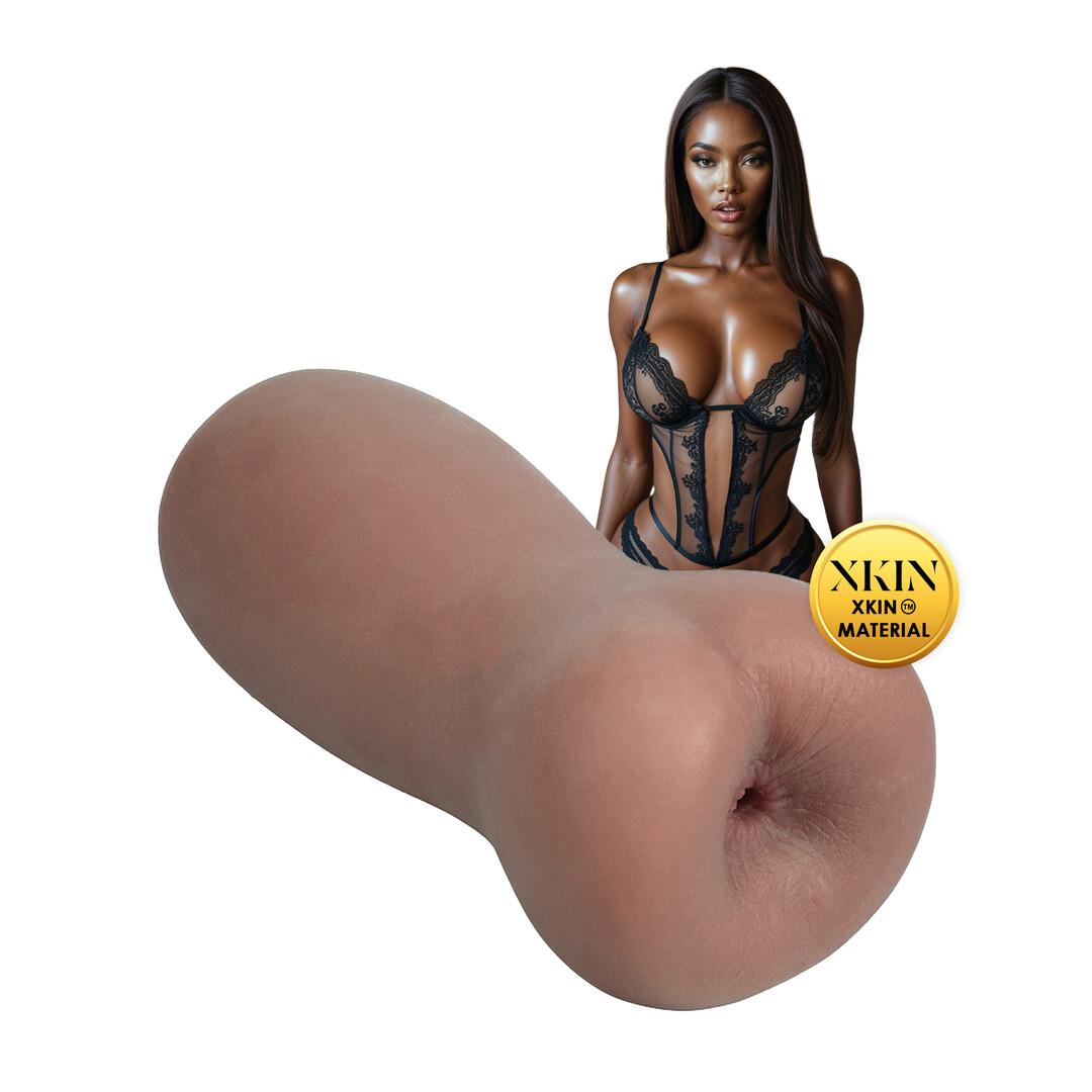 Secret Affairs - Mistress Eternal Asha - TPE Medium Masturbator - 278g - Brown — zdjęcie 2