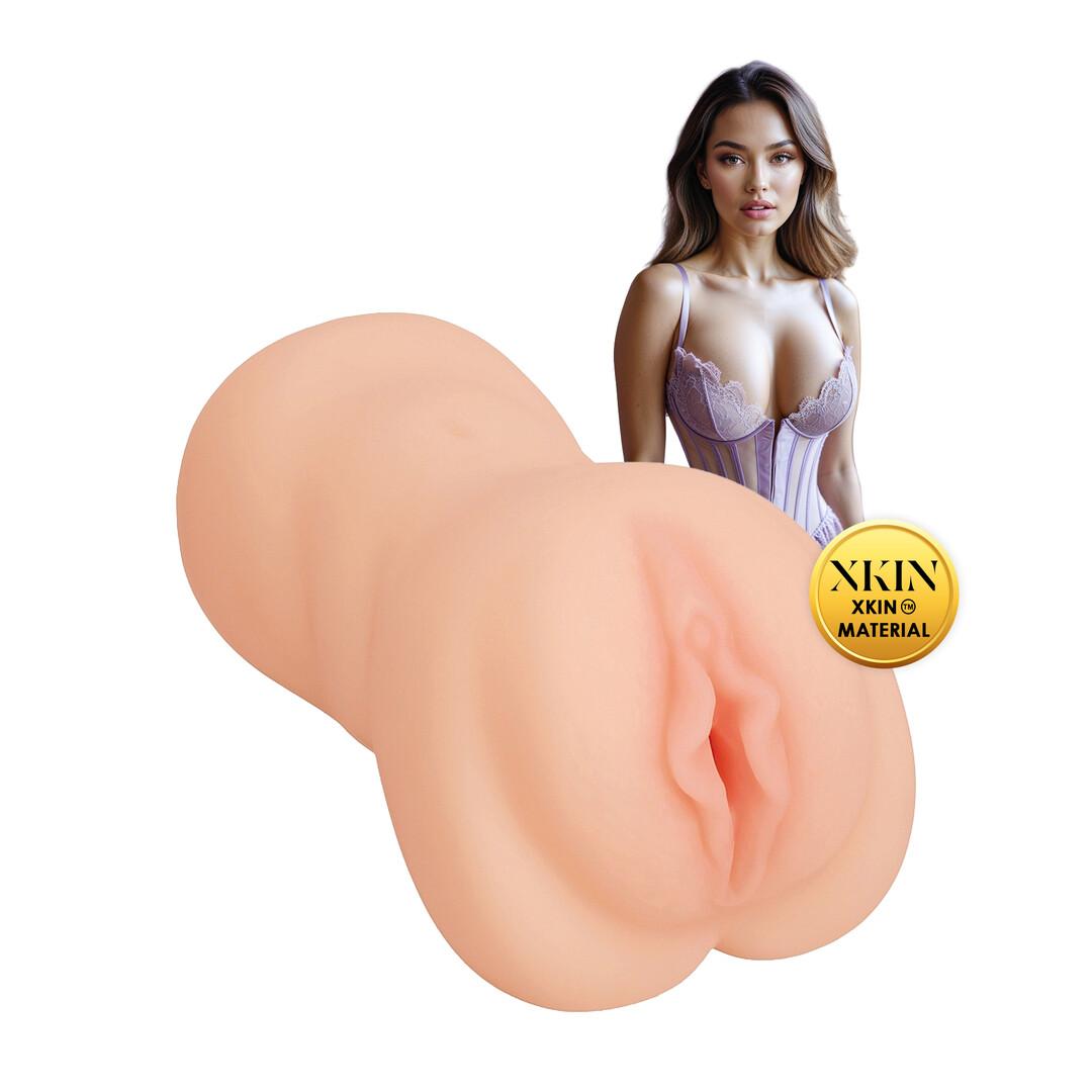 Secret Affairs - Soft and Sweet Delilah - TPE Large Masturbator - 400g - Flesh — zdjęcie 2