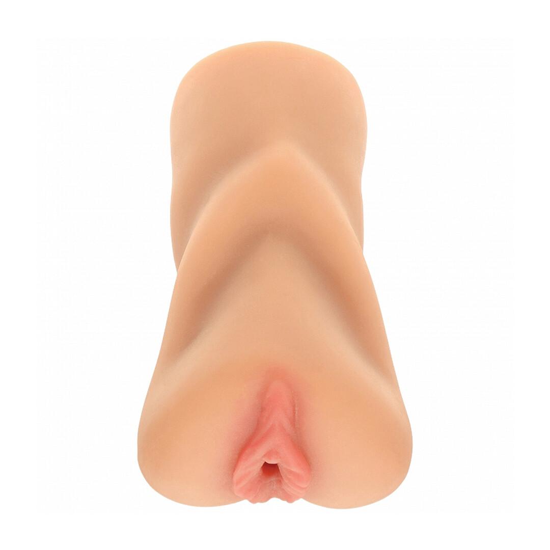 Raw - Soft Entry - TPE Medium Masturbator - 276g - Flesh — zdjęcie 3