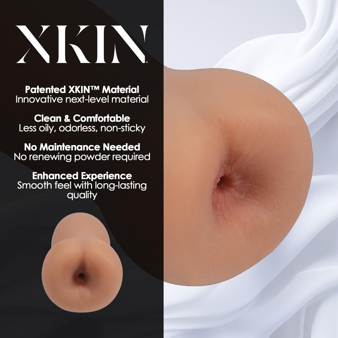 Raw - Backline - TPE Medium Masturbator - 278g - Tan — zdjęcie 4