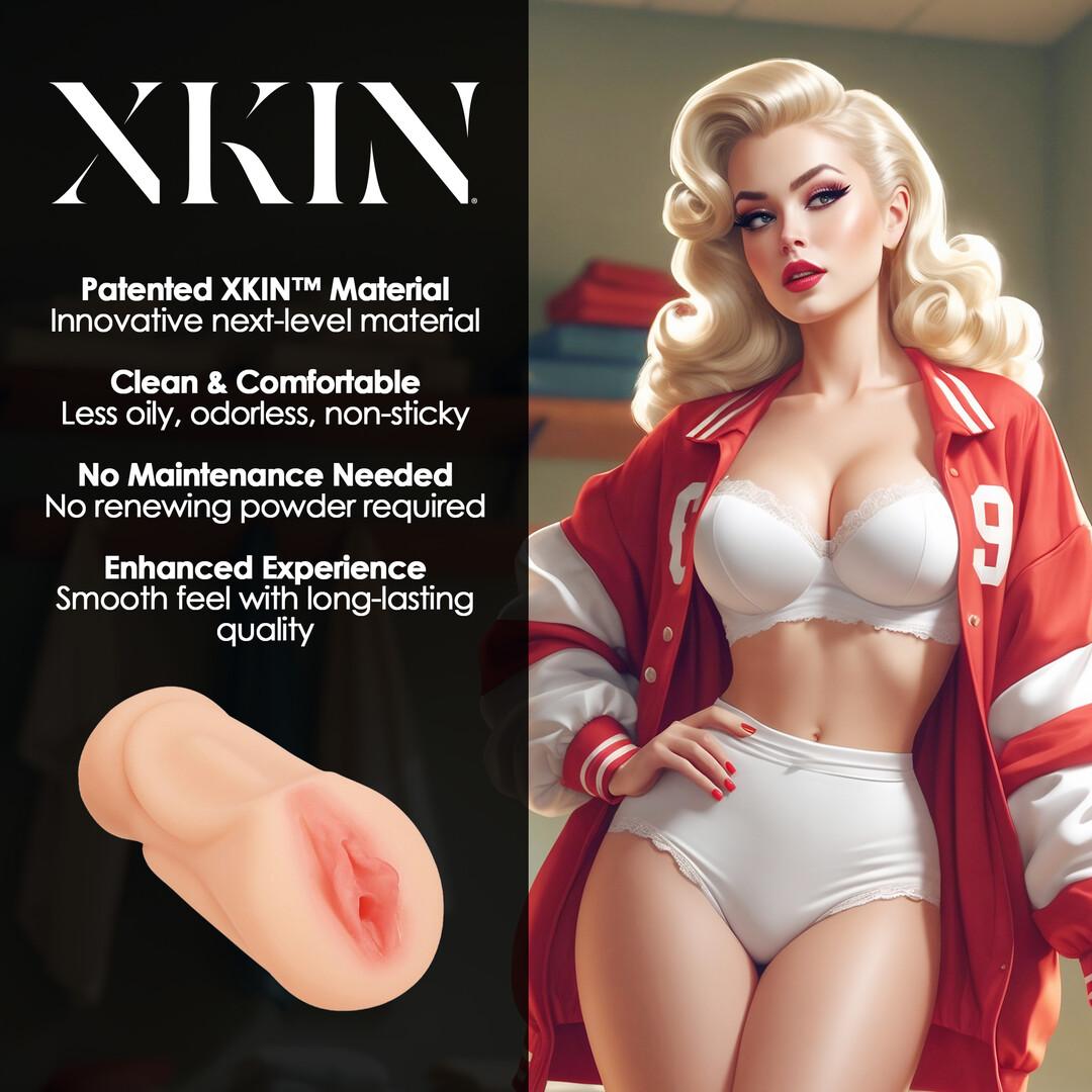 Pinup Dolls - Varsity Vixen Lexi Lockerload - TPE Large Masturbator - 307g - Flesh — zdjęcie 5