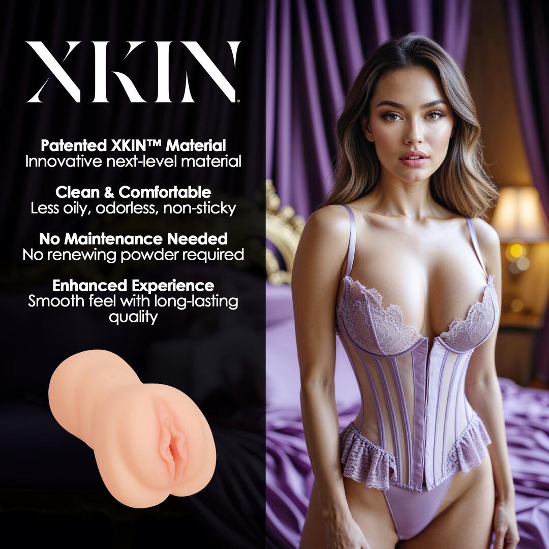 Secret Affairs - Soft and Sweet Delilah - TPE Large Masturbator - 400g - Flesh — zdjęcie 5