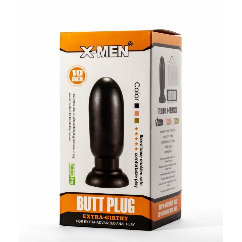 Korek analny z przyssawką Torpeda 20cm X-Men — zdjęcie 5