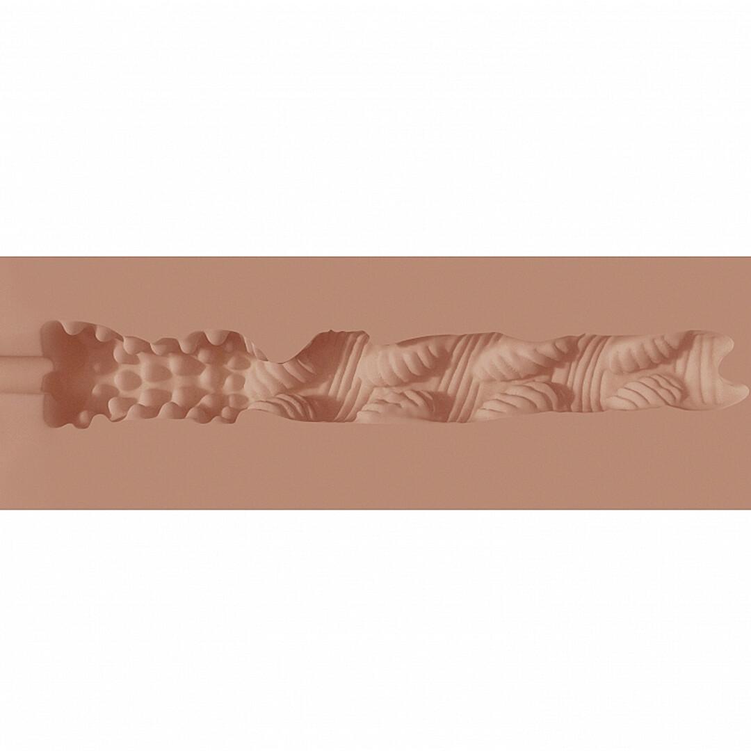 Raw - Backline - TPE Medium Masturbator - 278g - Tan — zdjęcie 6