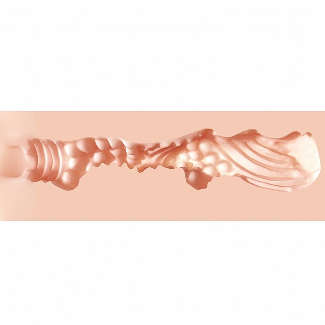 Raw - Soft Entry - TPE Medium Masturbator - 276g - Flesh — zdjęcie 6