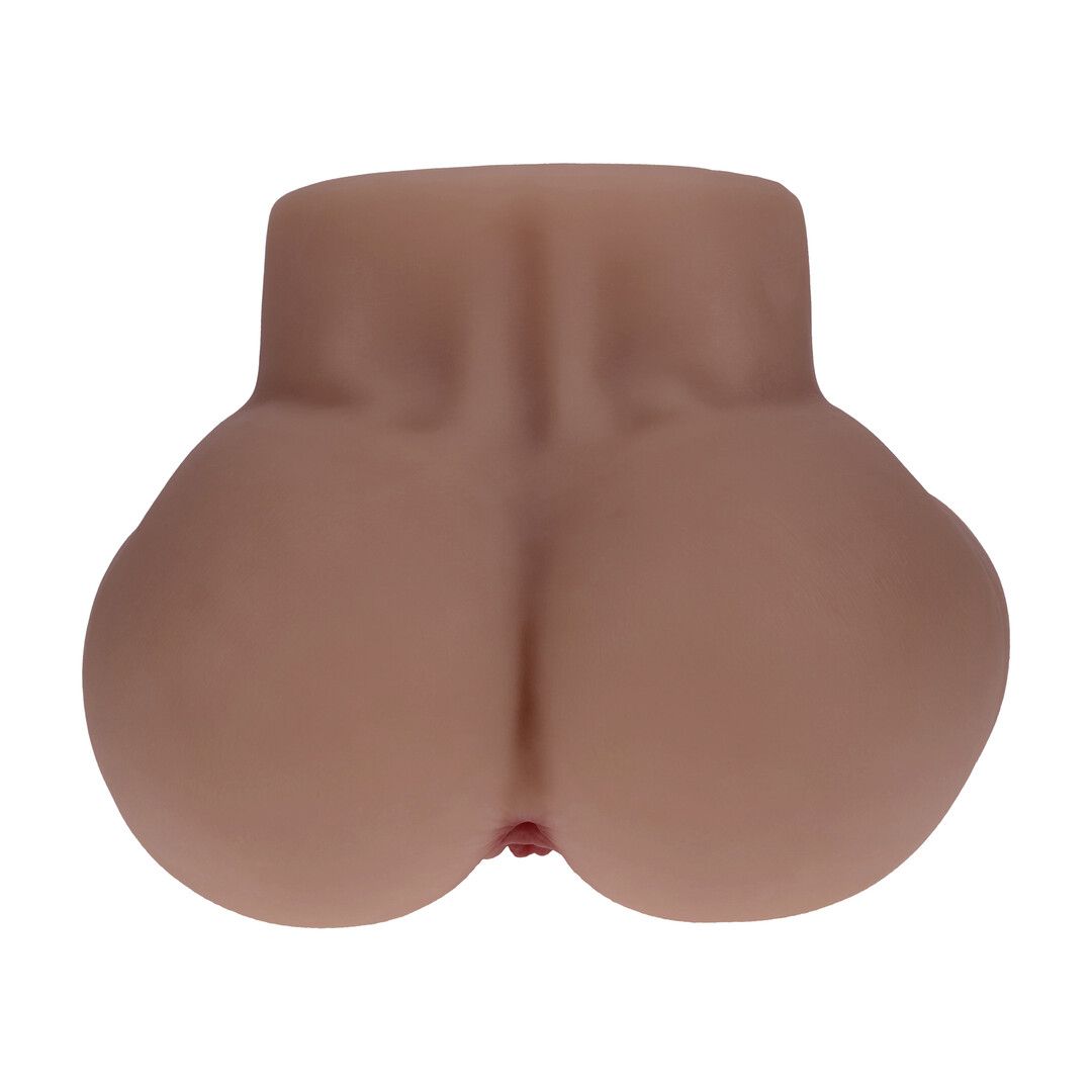Bodyforms - Kaya Bloom - Dual Entry Vibrating Masturbator - 2,4 kg / 5.4 lbs - Brown — zdjęcie 6