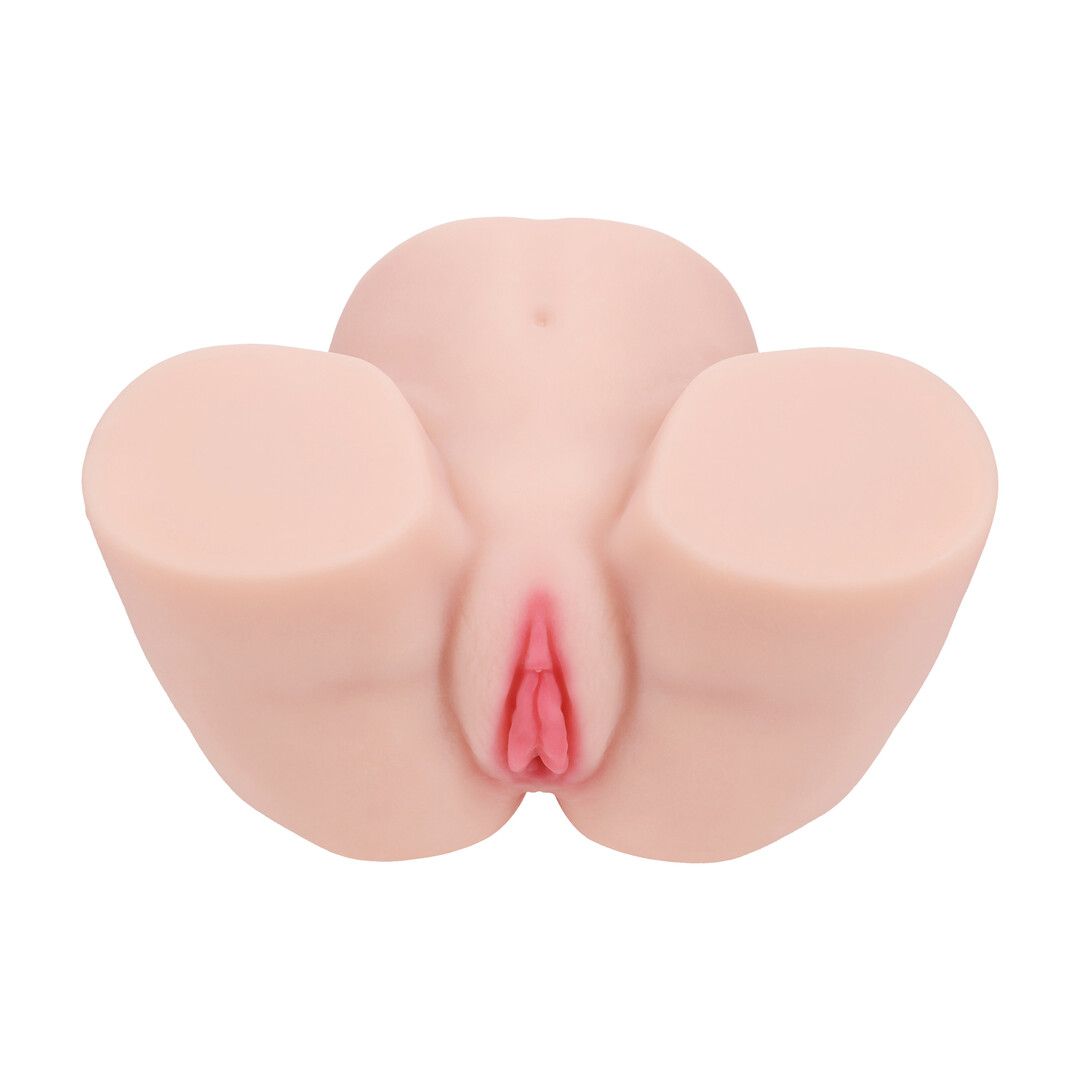 Bodyforms - Vivica Lenore - Dual Entry Vibrating Masturbator - 3,5 kg / 7.7 lbs - Flesh — zdjęcie 5