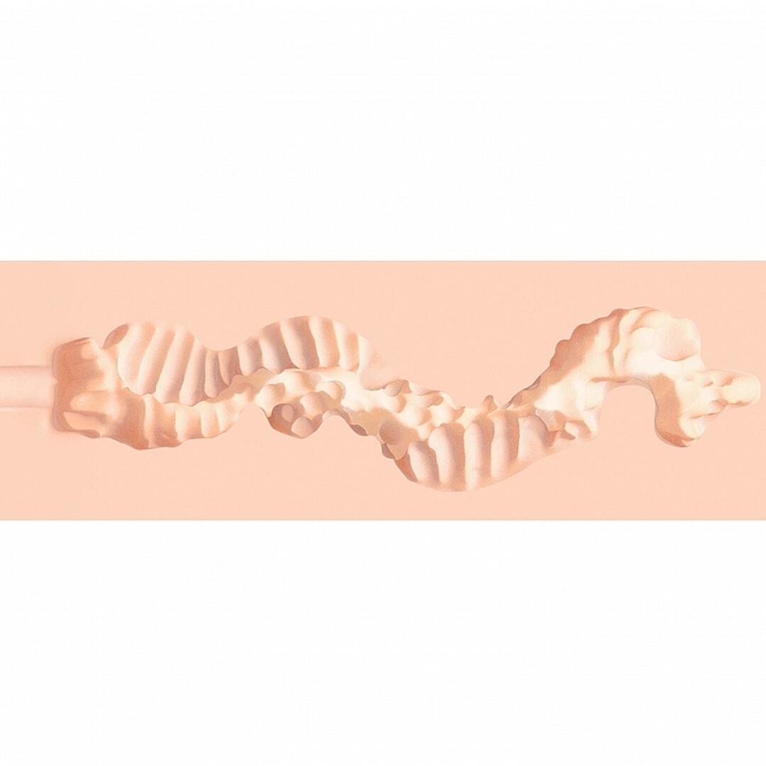 Raw - Pure Stretch - TPE Large Masturbator - 355g - Flesh — zdjęcie 7