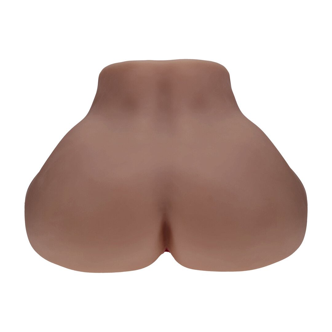 Bodyforms - Clara Vossin - Dual Entry Vibrating Masturbator - 6,3 kg / 14.1 lbs - Brown — zdjęcie 6