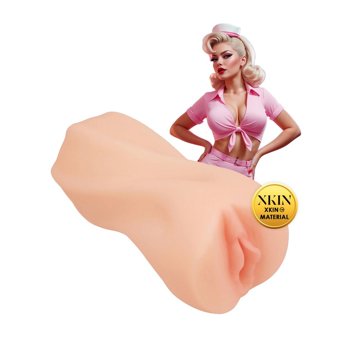 Pinup Dolls - Carhop Cutie Darla Smashburger - TPE Medium Masturbator - 202g - Flesh — zdjęcie 8