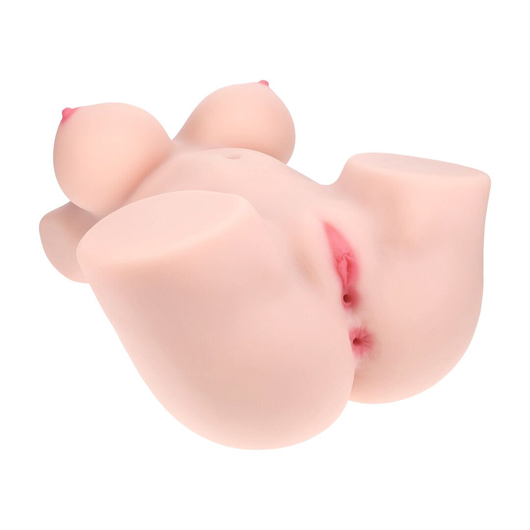 Bodyforms - Aveline Luxe - Dual Entry Vibrating Masturbator - 14 kg / 30.9 lbs - Flesh — zdjęcie 7