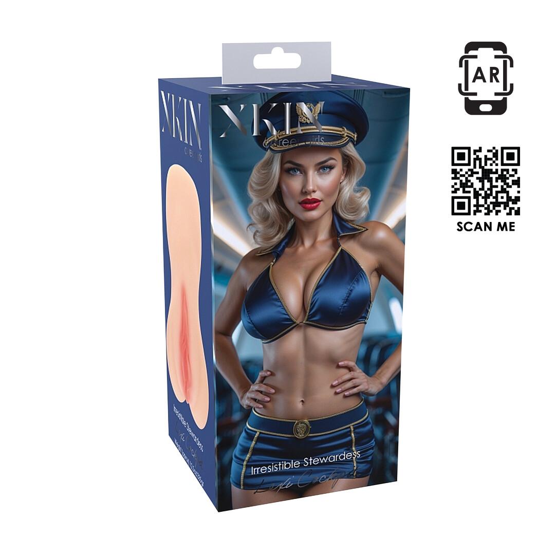 XKIN by Shots - Carreer Girls - Irresistible Stewardess Lexi Cockpit - TPE Large Masturbator - 335g - Flesh