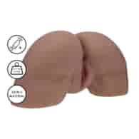 Bodyforms - Clara Vossin - Dual Entry Vibrating Masturbator - 6,3 kg / 14.1 lbs - Brown